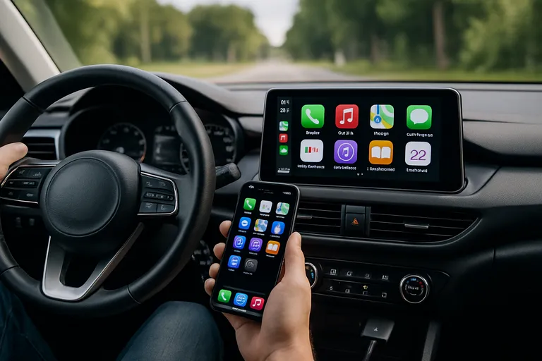 Veiligheid tijdens het rijden met een CarPlay dongle